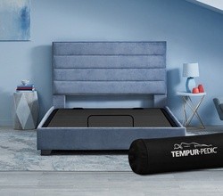Adjustable base in bed frame for Cloud