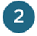 The number 2 in a blue circle