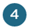 The number 4 in a blue circle