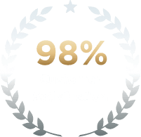 98% badge