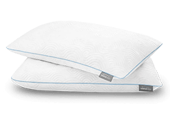 Two tempur cloud adjustable pillows